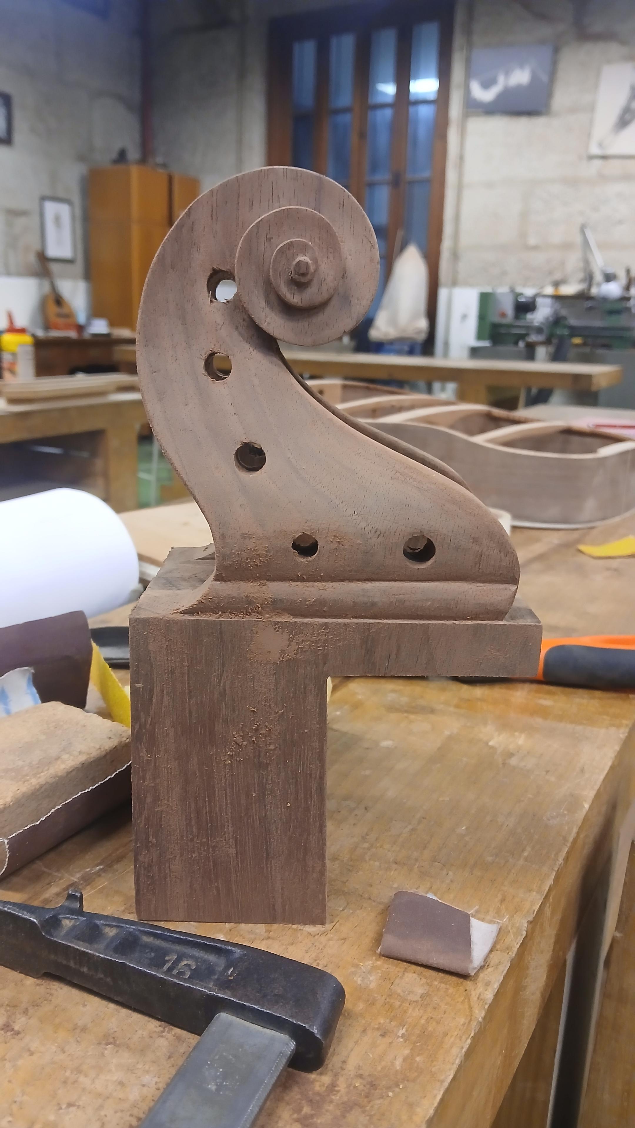 Detail of the head of the pedhead